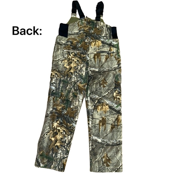 MidwayUSA Men's discontinued Hunter's Creek Bibs Realtree EDGE size Large✨ - Picture 9 of 11